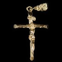 Large Plain Crucifix - LG-63