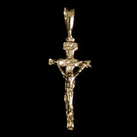 Small Plain Crucifix - R-56